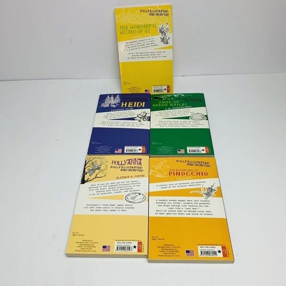 Lot of 5 Childrens Novels Dalmatian Press Treasury If Illustrated Classic - Picture 4 of 9